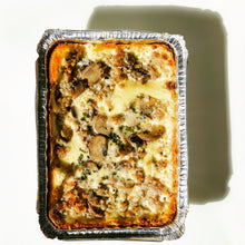 Load image into Gallery viewer, Specialty Lasagna: Funghi & Salsiccia with Truffle Oil